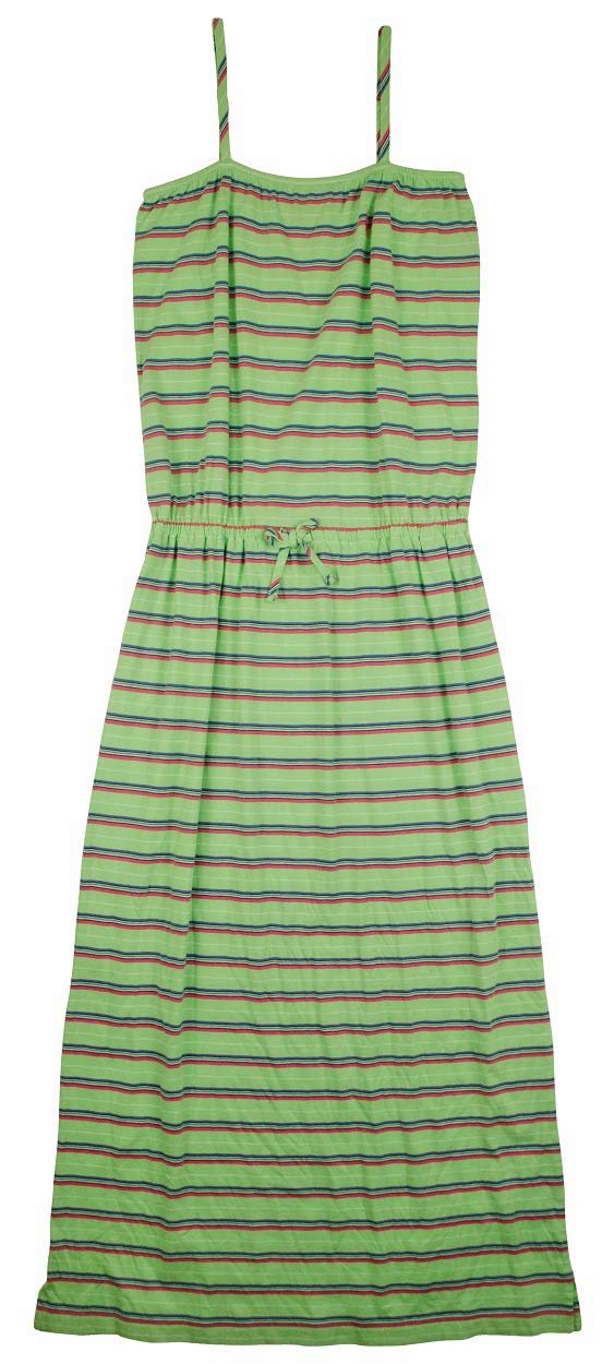 Childrenswear 7-20 Girls� Striped Maxi Dress-GM-L(12-14)