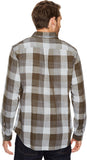 Tommy Bahama Men's Dual Lux Plaid Pebble Grey Small
