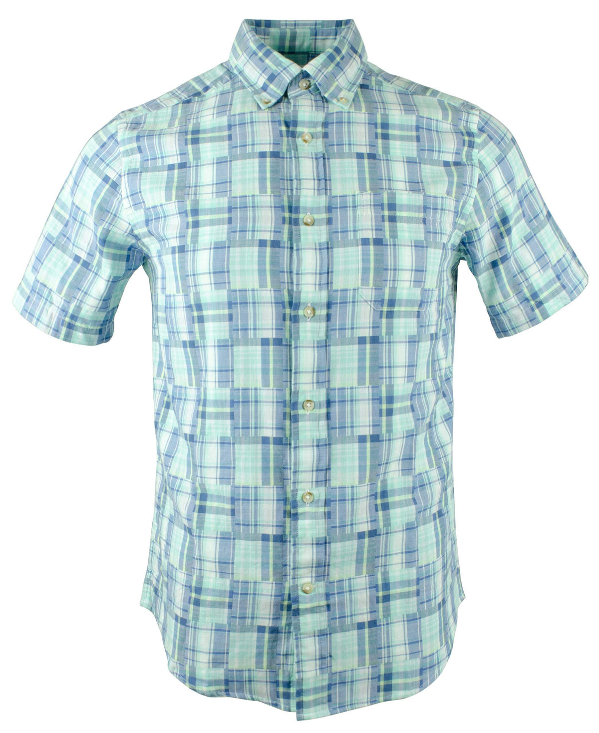 Men's Maho Bay Plaid Short Sleeve Shirt-OG-S