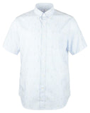 Southern Tide Men's Palm Tree SS Button Down Trim Fit Shirt