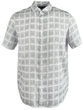Michael Kors Men's Paxton Print Short Sleeve Shirt S Small