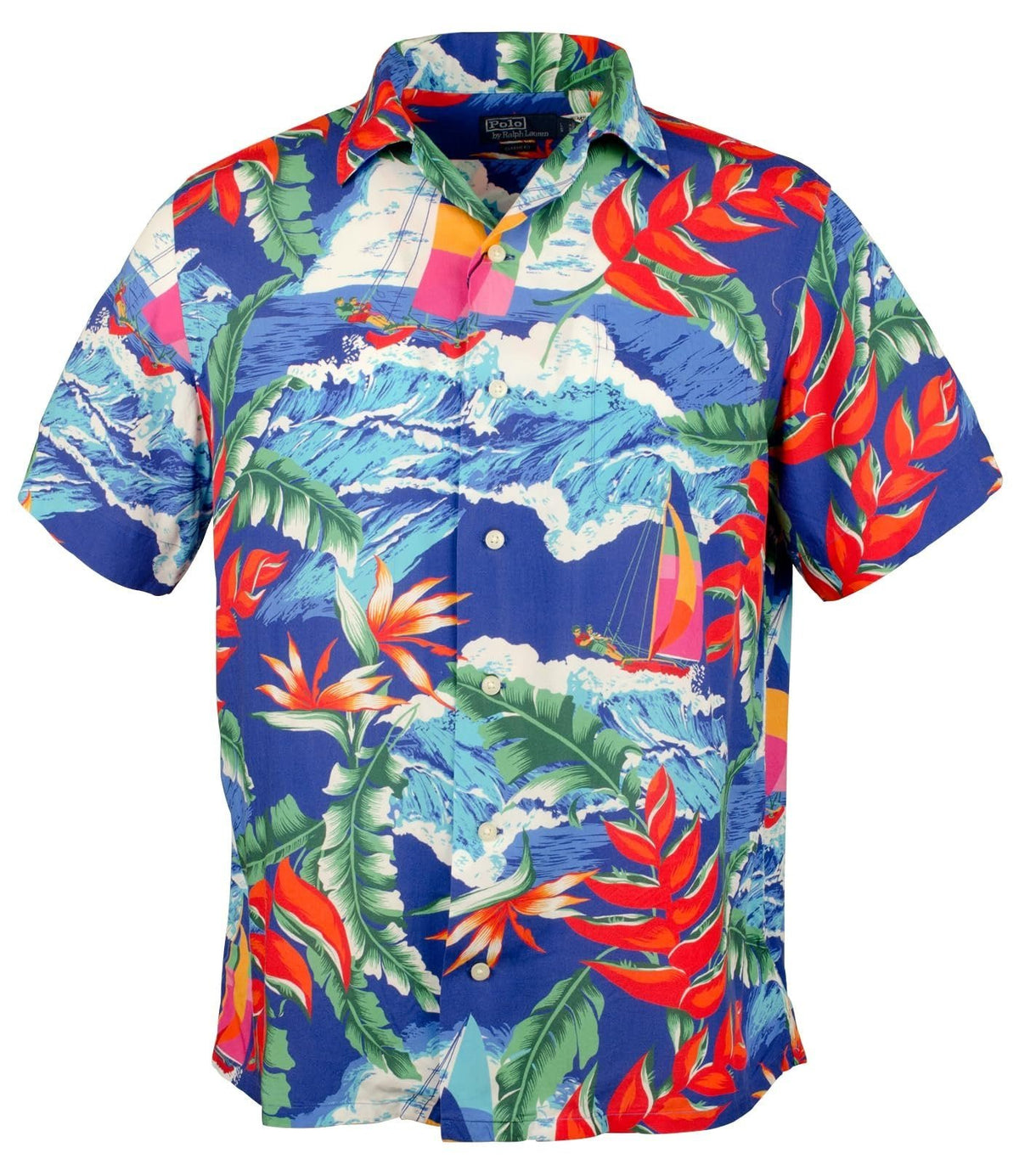 Polo Ralph Lauren Men's Classic Fit Hoffman Print Camp Shirt