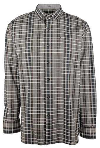 Tommy Bahama Men's Lazlo Plaid Long Sleeve Shirts Night Cap Small