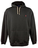 Polo Ralph Lauren Men's Big & Tall Fleece Hoodie Black 3XLT