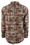 Tommy Bahama Men's Long Sleeve Palm Springs Plaid Camp Shirt Medium
