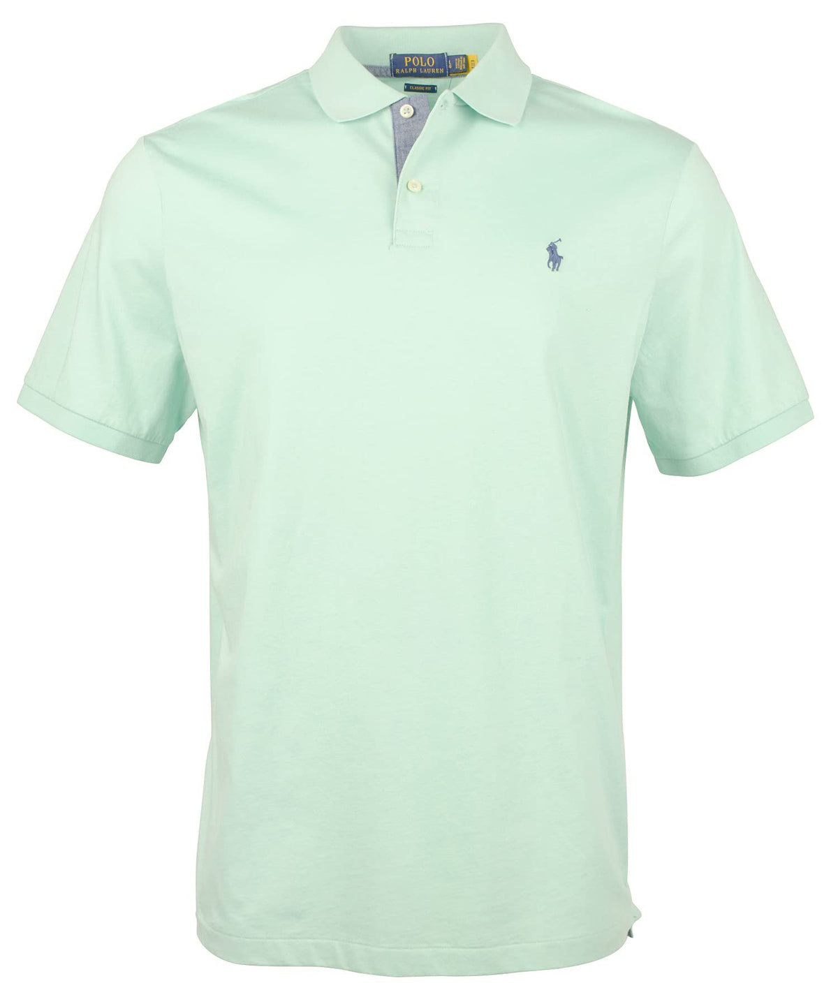 Polo Ralph Lauren 710798678004 Bayside Green Classic Fit Men's Polo Shirt (Size Small)