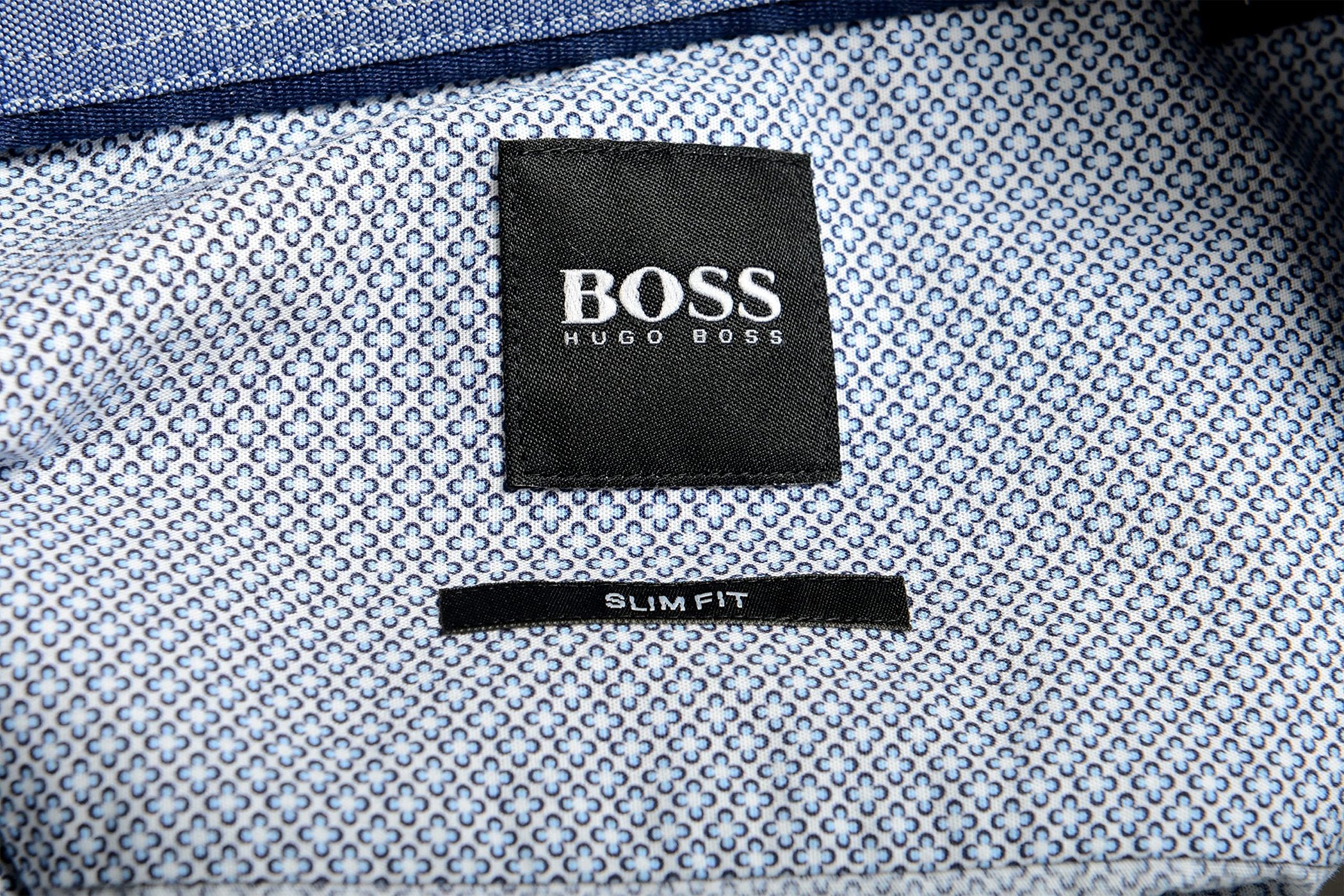 Hugo Boss Men's Ridley Slim Fit Long Sleeve Shirt 2XL Pastel Blue