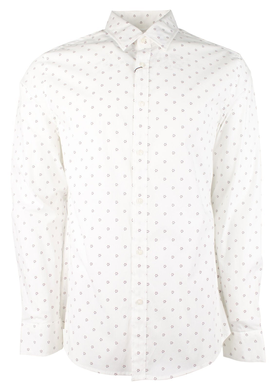 Michael Kors Men's Stretch Slim Fit Long Sleeve Shirt