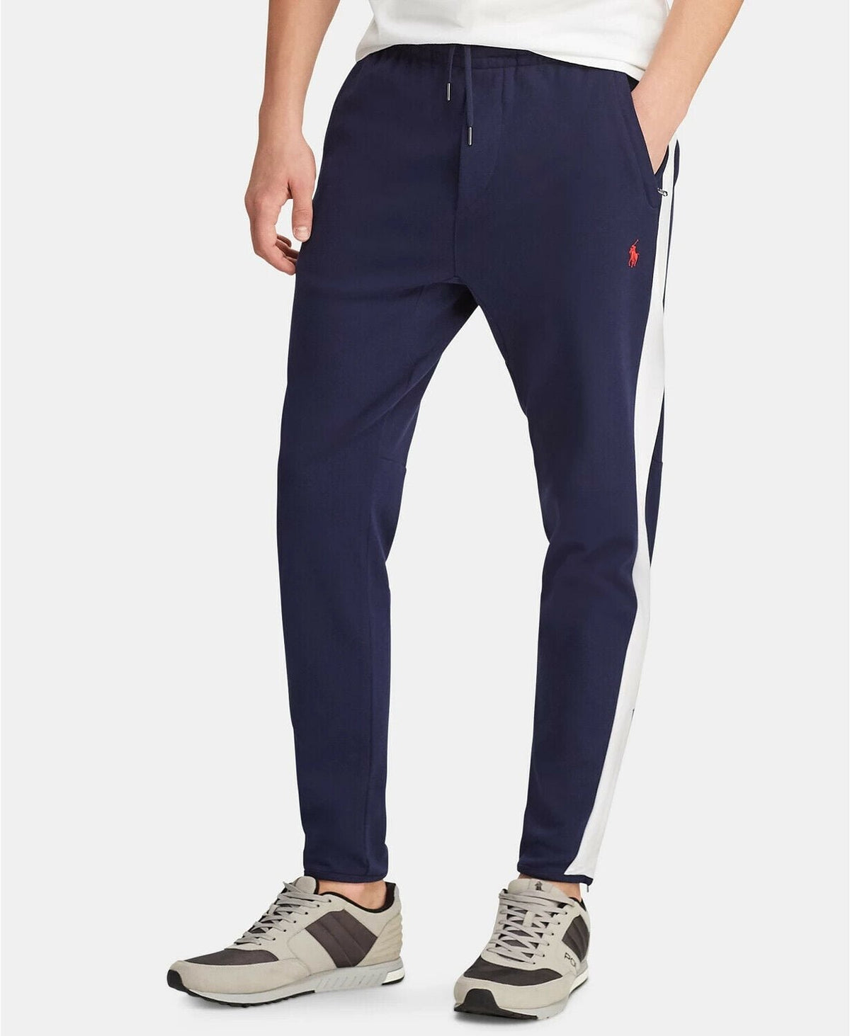 Polo Ralph Lauren Men's Big & Tall Soft Cotton Active Jogger Pants, Navy-4XB