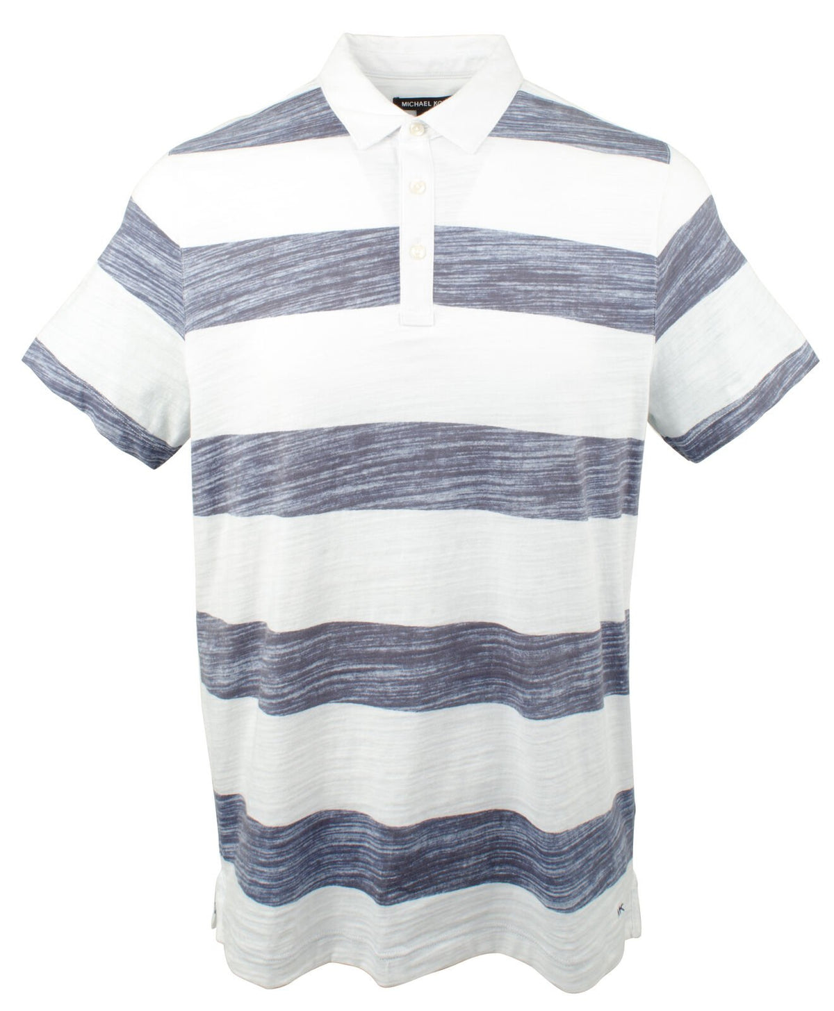 Customer Return Michael Kors Men's Striped Lightweight Polo Shirt-SB-M