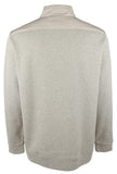 Bugatchi Men's Quarter Zip Pullover Sweatshirt Cement XX-Large