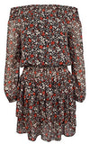 Michael Kors Women's Brooks Off Shoulder Dress B XSmall