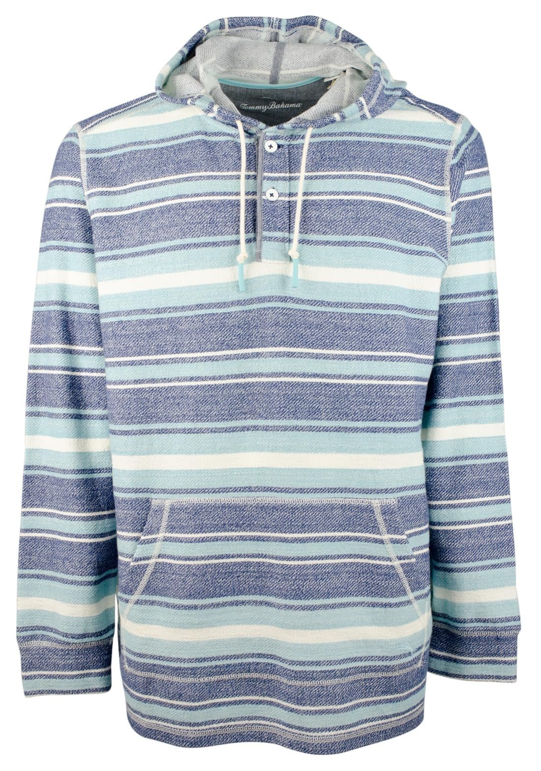 Tommy Bahama Men's Blue Horizon Baja Pullover Hoodie Medium