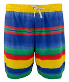 Polo Ralph Lauren Men's Big&Tall Striped Spa Terry Sweat Shorts
