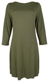 Tommy Bahama Women's Darcy 3/4 Sleeve Dress X-Large Banana Leaves