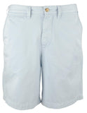 Men's Classic Fit Stretch 9" Flat Front Chino Shorts Blue 32