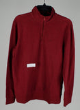 Customer Return Southern Tide Men's Skipjack Pique Pullover Hthr Black Cherry Small