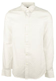 Men's Slim Fit Mini Dots Long Sleeves Shirt-HO-X-Large