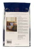 Modern Equestrian One King Sham-20X36 IN/51 x 91cm -Navy/Cream