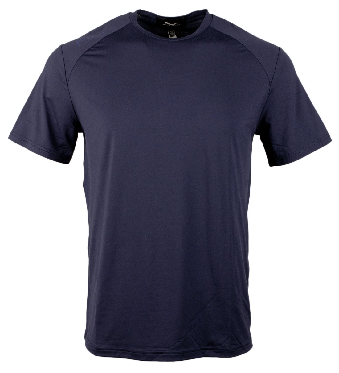 RLX Ralph Lauren Classic Fit Performance Stretch Short Sleeve T-shirt Navy Medium