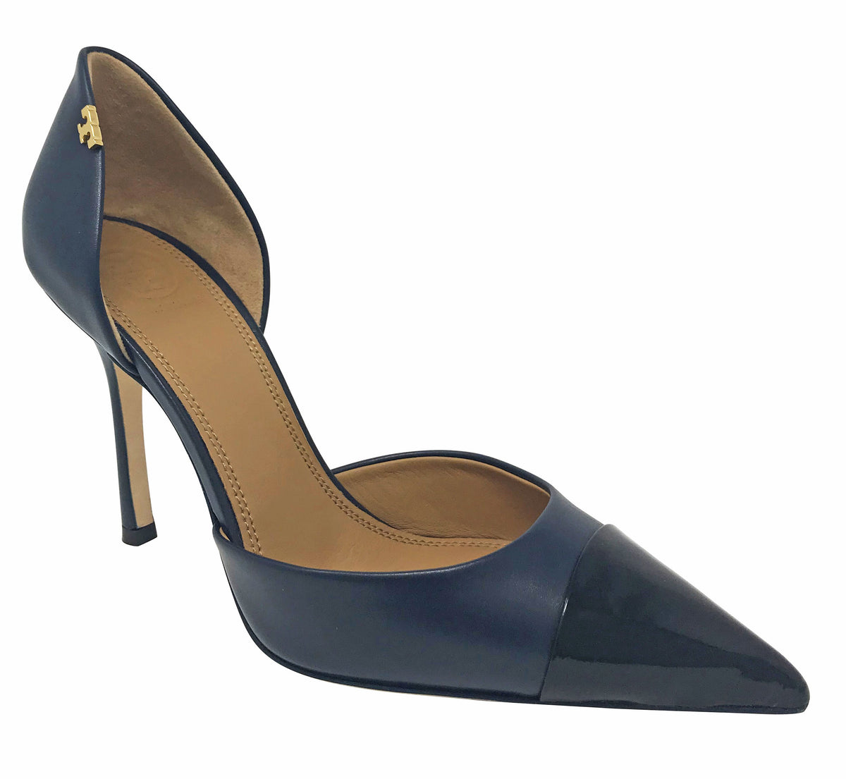 Women's Penelope Cap-Toe D'orsay Pump Shoes-INPB-6