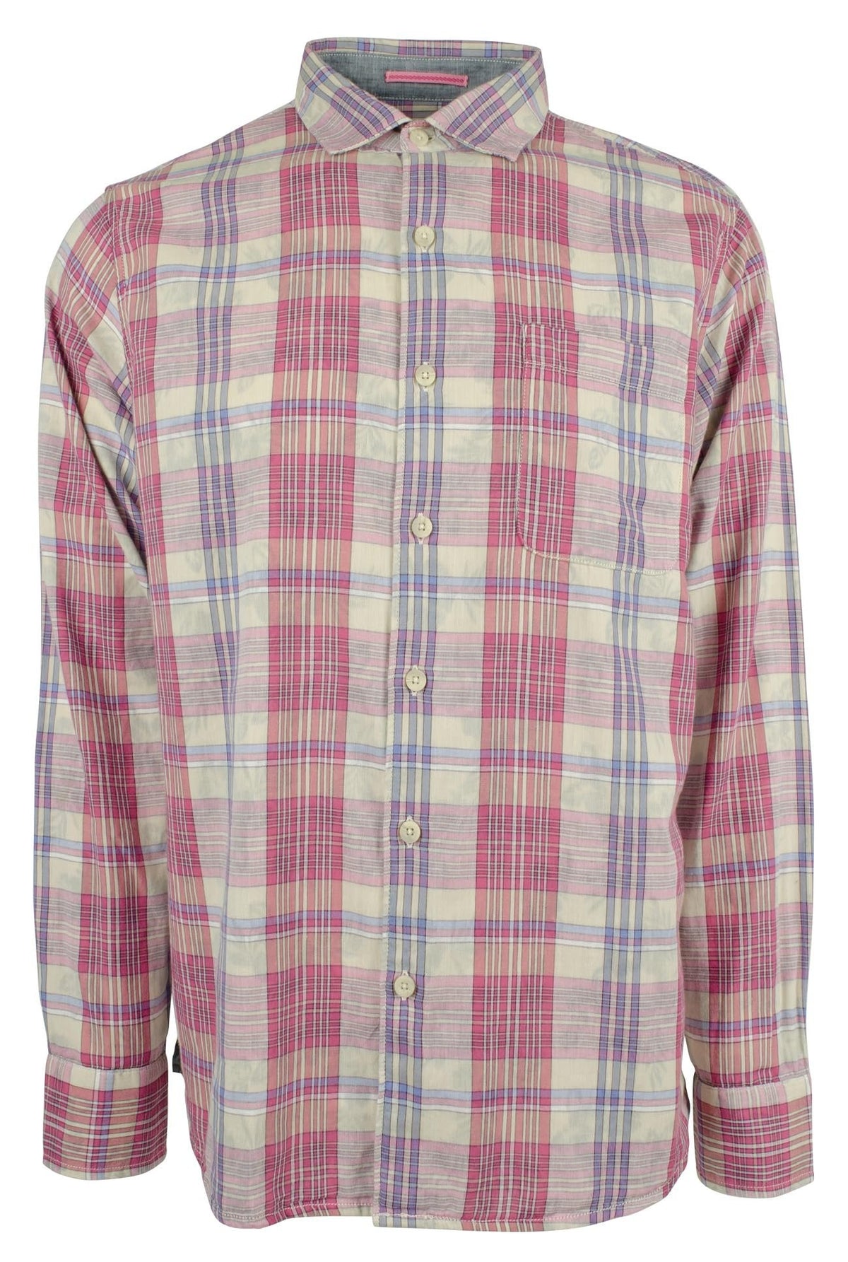 Tommy Bahama Men's Palapa Plaid Long Sleeve Button Down Shirt