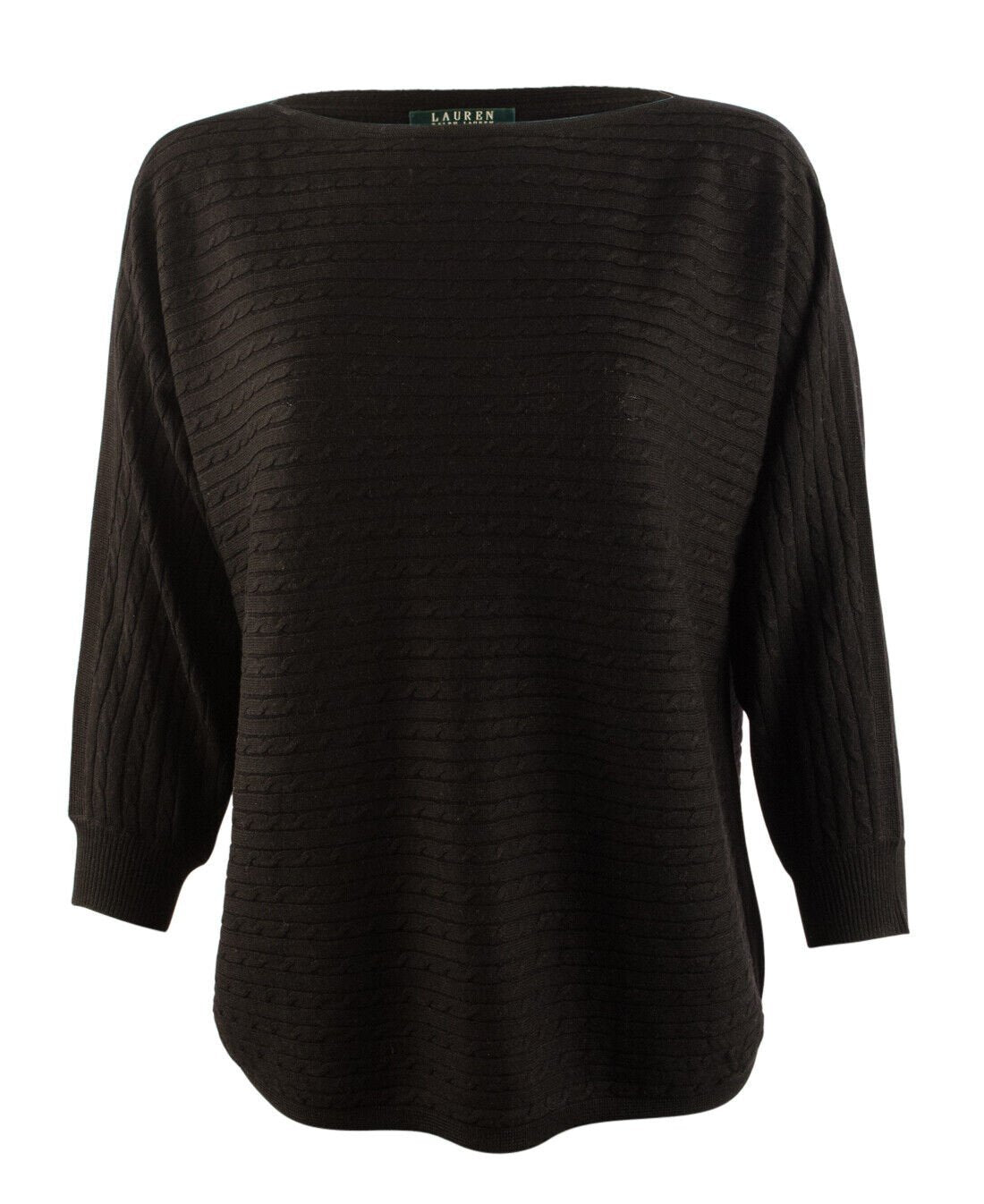 Customer Return Lauren Ralph Lauren Women's Cable-Knit Boatneck Sweater-B-S