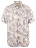 Tommy Bahama Men's Pavia Palms Camp Shirt Coconut Cream Small