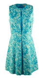 MICHAEL Michael Kors Womens Pleat Party Dress Turquoise 4