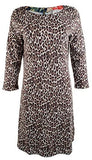 Women's Cat's Meow Dress-BB-L Black Brown