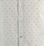 Hugo Boss Men's Regular Fit Button Down Shirt Medium Gray