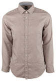 Hugo Boss Men's Lukas Regular Fit Long Sleeves Shirt-DR-Small Dark Red