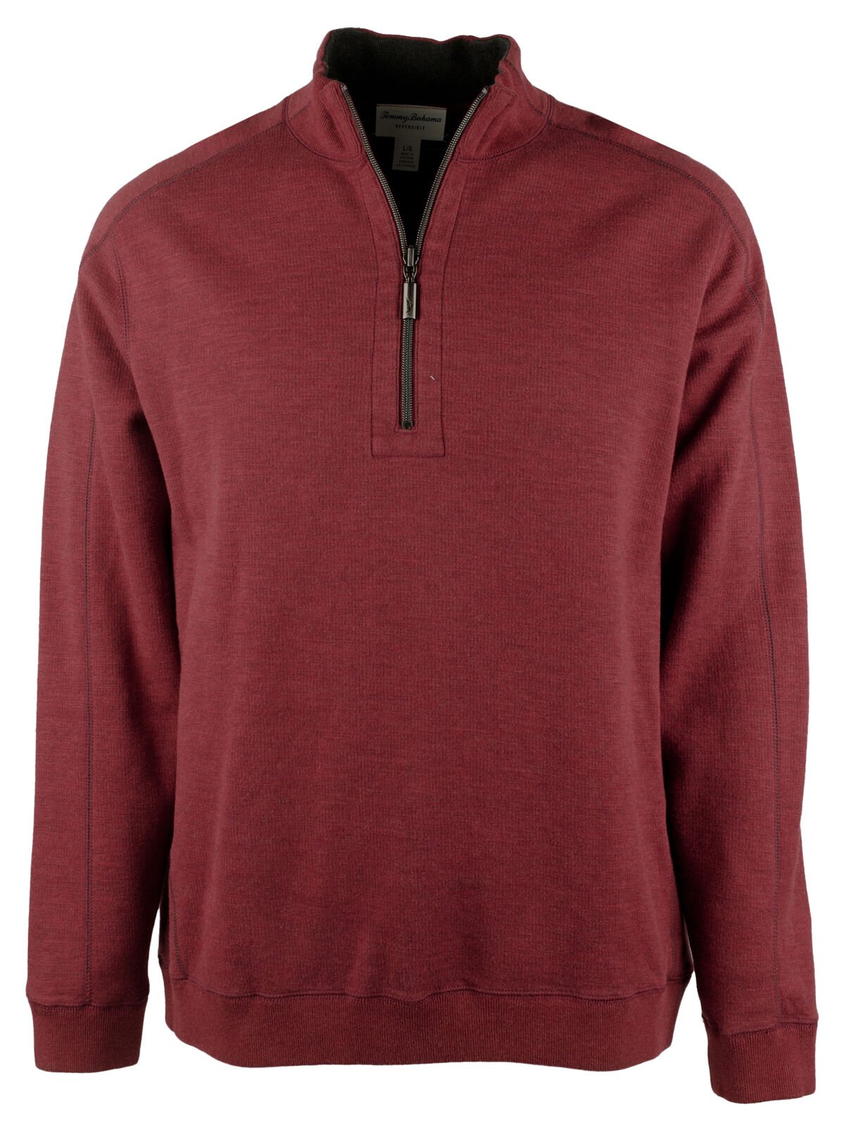 Customer Return Tommy Bahama Men's Big and Tall Flipsider Half-Zip Reversible