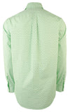 Ralph Lauren Men's Paisley Print Long Sleeve Shirt-G-S Green