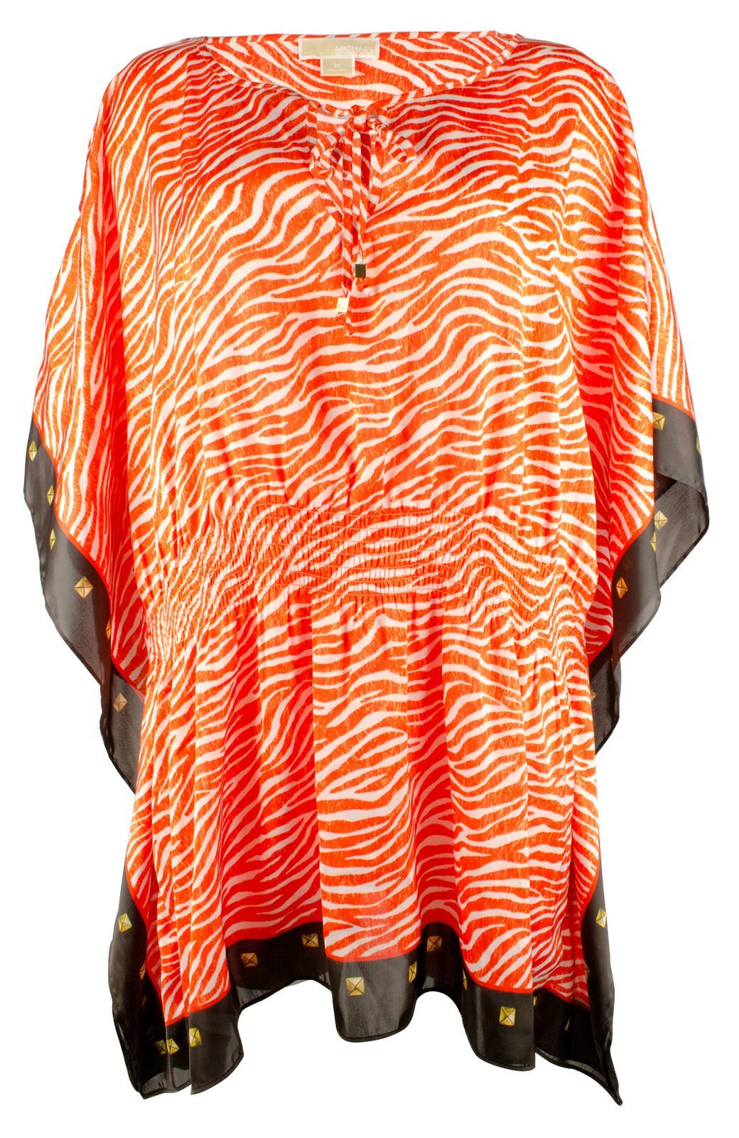Michael Kors Women's Plus Size Batwing-Sleeve Printed Top-PW-3X