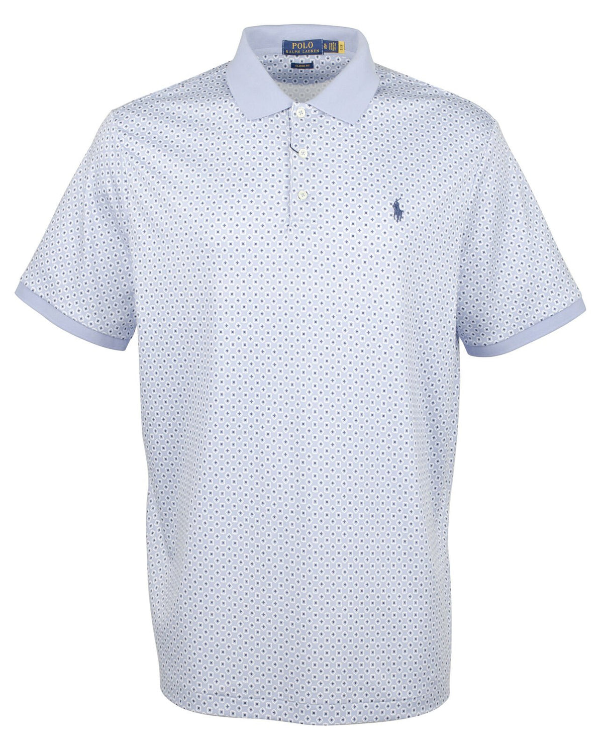 Polo Ralph Lauren Men's Classic Fit  Short Sleeve Polo Shirt Blue Multi