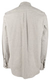 Michael Kors Men's Slim-Fit Dual Pocket Tattersall Stretch Long Sleeve Woven Shirt Nckl XL