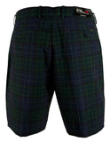 RLX Ralph Lauren Men's Tailored Fit Stretch Plaid 9" Golf Shorts Green 35