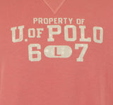 Men's U of Polo Long Sleeve Fleece Sweatshirt Medium