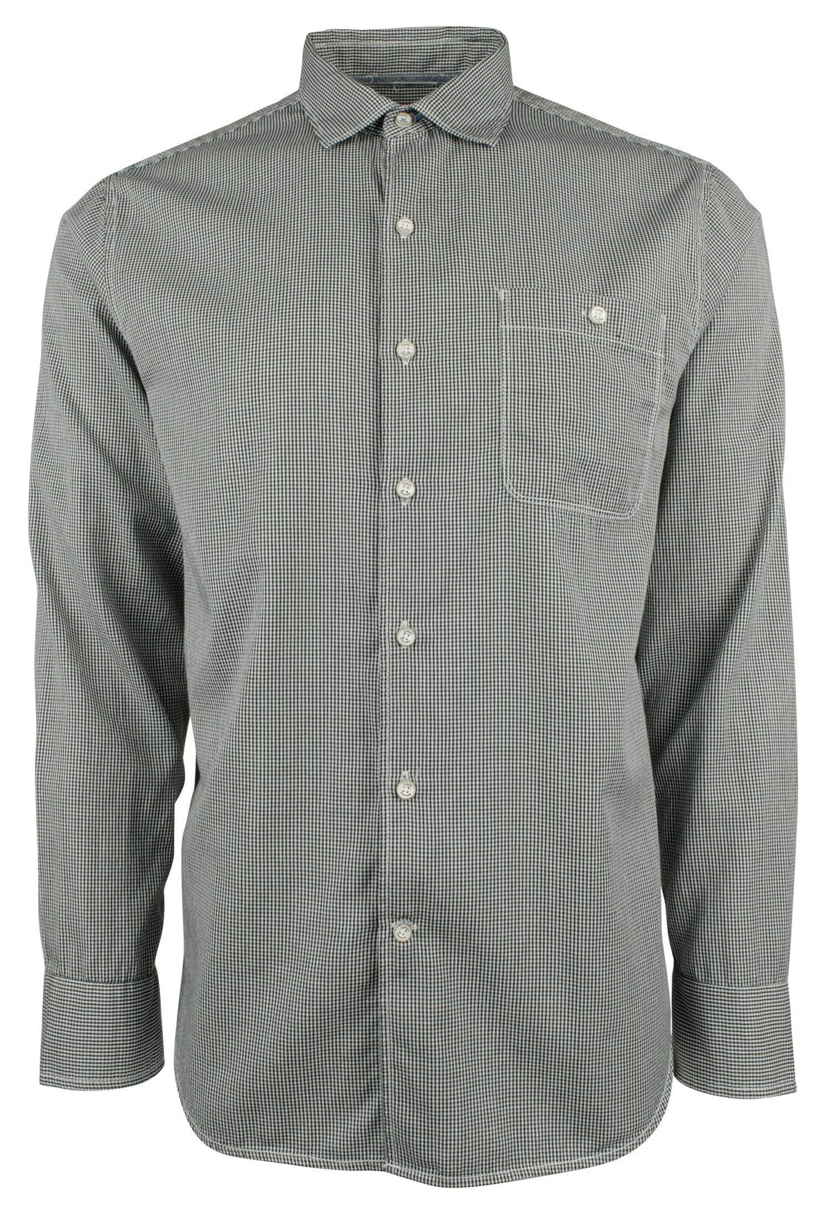 Camisa de manga larga a cuadros Tommy Bahama para hombre, talla grande y alta, color negro 3XB