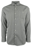 Camisa de manga larga a cuadros Tommy Bahama para hombre, talla grande y alta, color negro 3XB