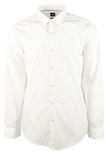 Hugo Boss Men's Ronni Slim Fit Long Sleeves Shirt-MG-XX-Large