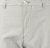 Hugo Boss Men's Kaito Slim Fit Stretch Flat Front Chino Pants 38 R Open Gray