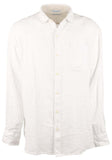 Tommy Bahama Men's Long Sleeve Ventana Plaid Linen Camp Shirt Large White