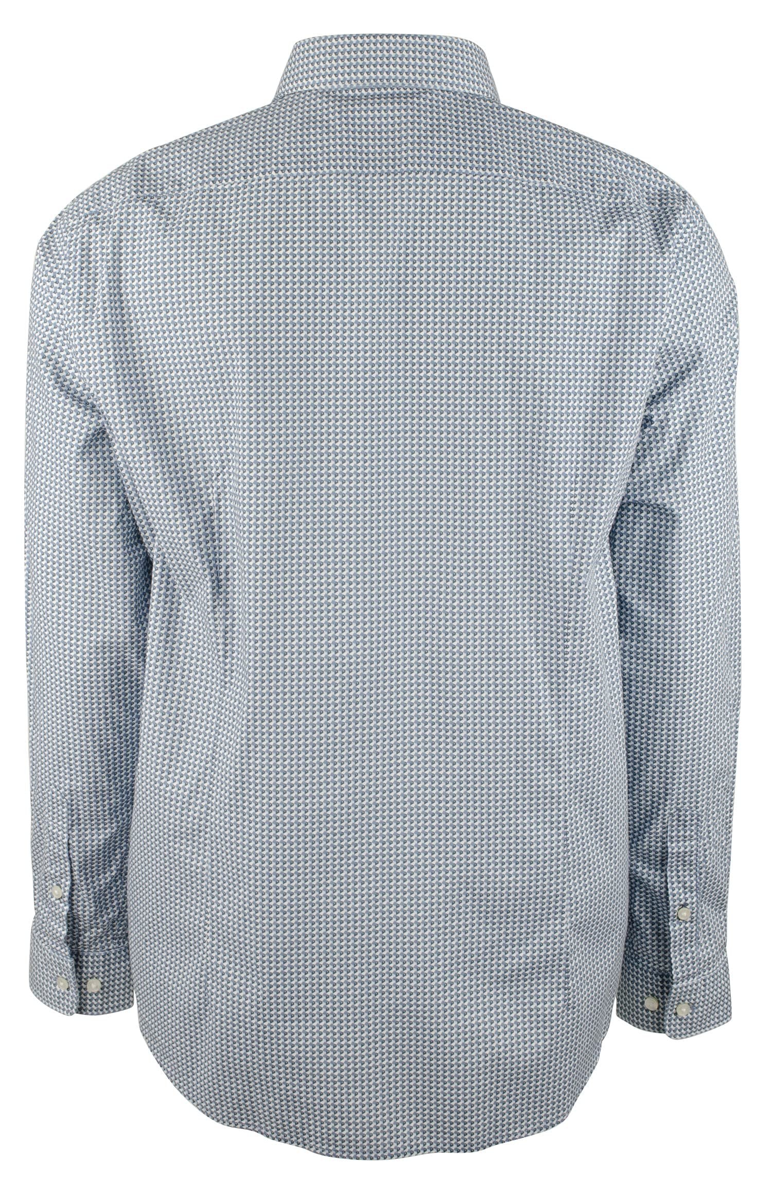 Hugo Boss Men's Lukas Regular Fit Stretch Long Sleeves Shirt-PB-X-Large Pastel Blue
