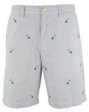 Pantalón corto Skipjack de seersucker con bordado de botellas para hombre de Southern Tide, talla 32