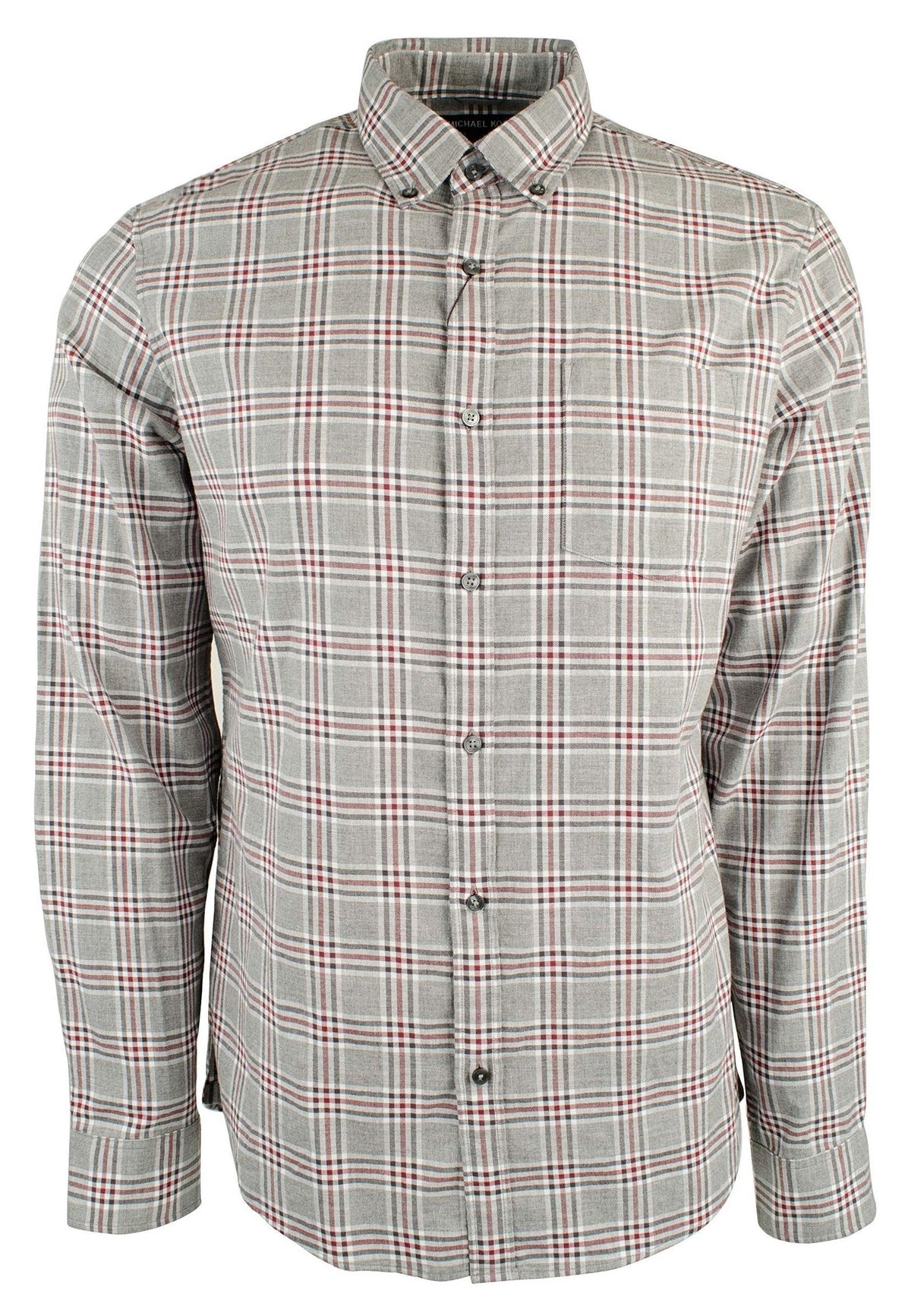 Michael Kors Men's Slim Fit Soft Cotton Long Sleeve Shirt
