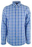 Michael Kors Men's Slim Fit Check Cotton Long Sleeve