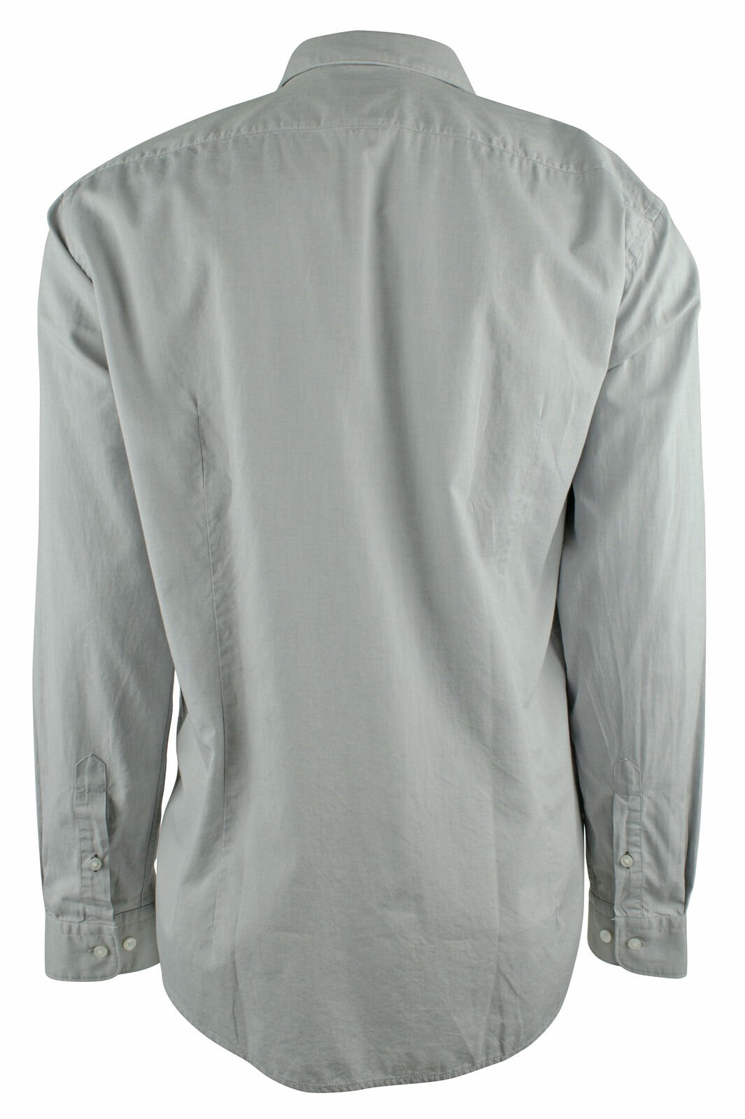 Hugo Boss Men's Lukas Regular Fit Long Sleeve Shirt Medium Grey