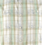 Tommy Bahama Men's Walk About Plaid Long Sleeve Shirt-AB-Medium